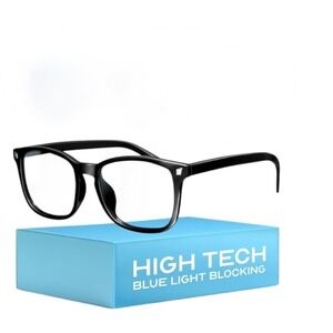 Livho Blue Light Blocking Glasses Black Square Frame Computer Gaming Eyewear